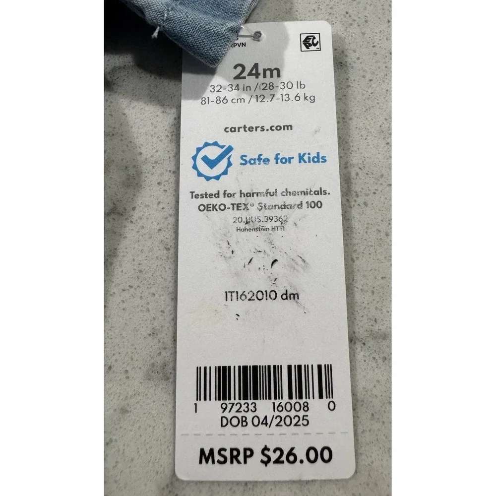 Carters new tags